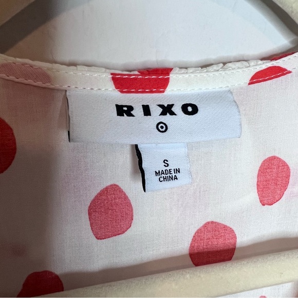 RIXO by Target Polka Dot Wrap Mini Dress. Size Small - Picture 10 of 11